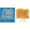 Sterling Silver & Gold Plated Open Jump Rings Connectors Findings Kit 200 Pcs